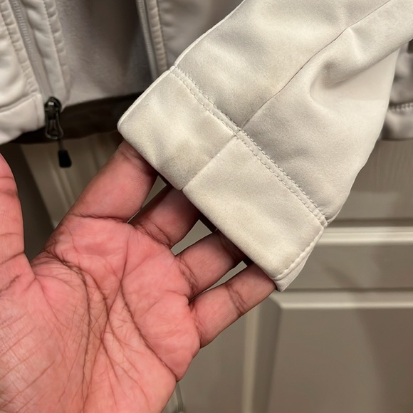 The north face apex bionic womens cream zip up jacket Medium - Picture 13 of 13